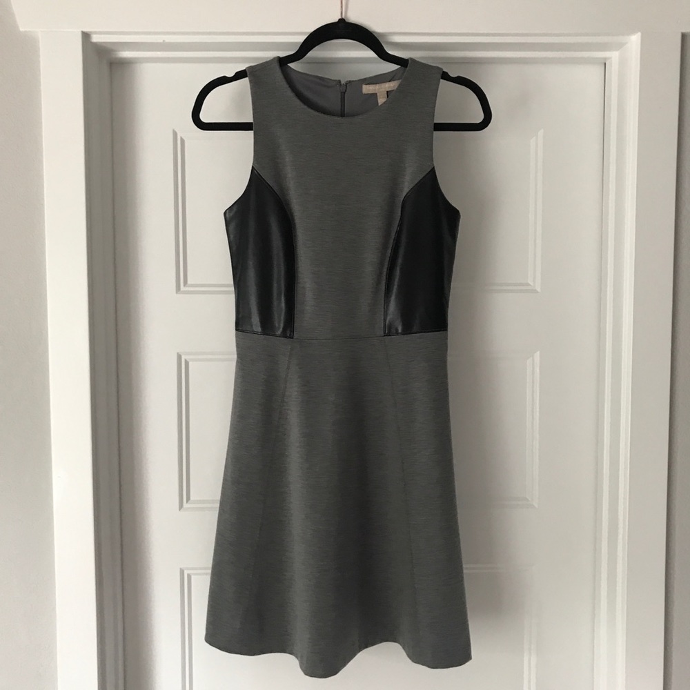Banana Republic Dress with Faux Leather Sides
